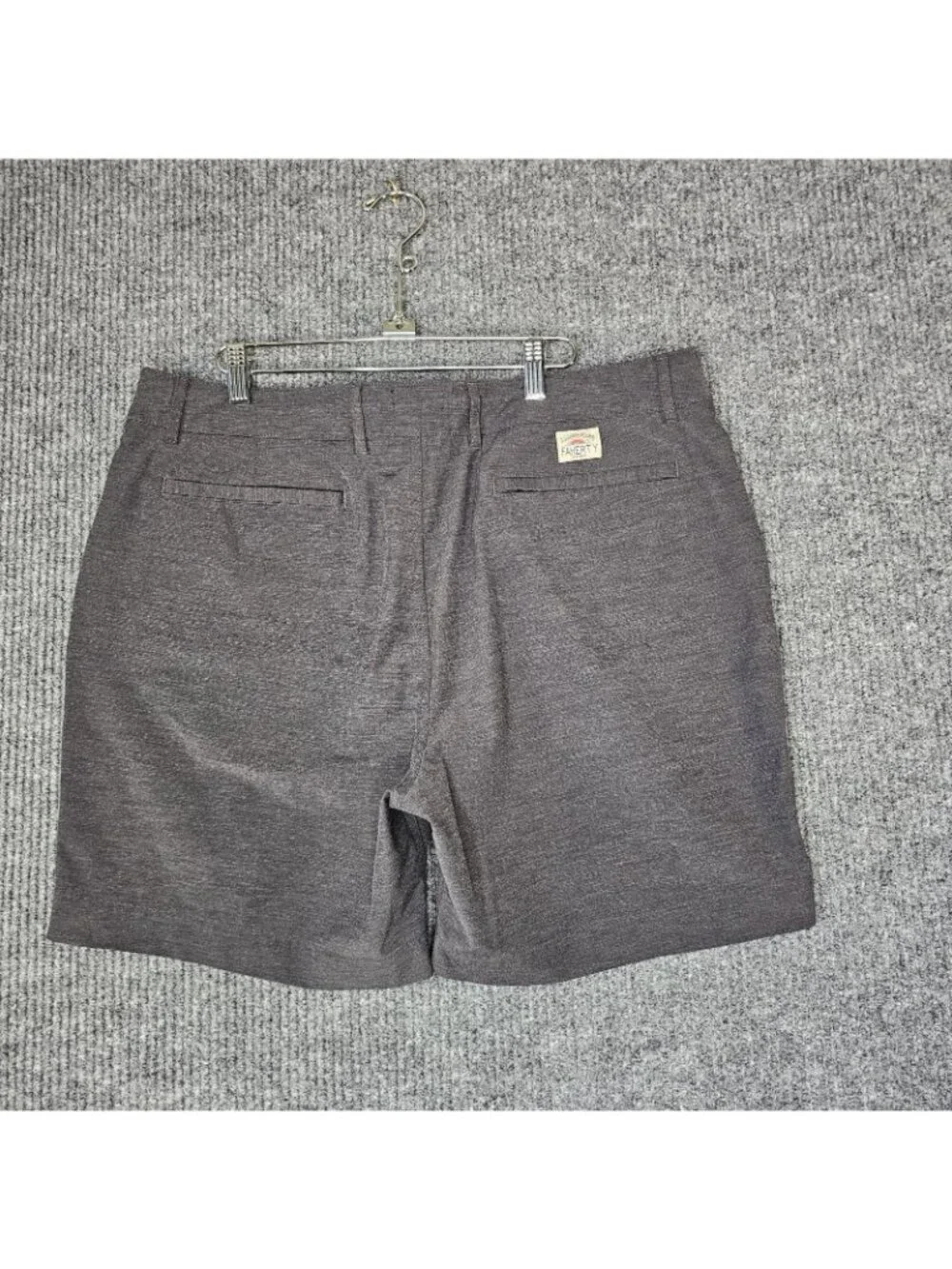 2 Pair lot Faherty Men's Chino Shorts 36 Cotton Blend Stretch 7